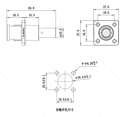 储能连接器IP67 ESF-RS100A16BC