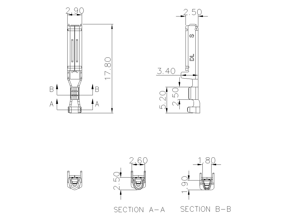 动态接插件连接器DL508V30F-03-0200-速普电子